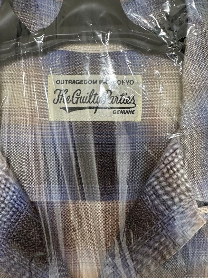 wacko maria OMBRE CHECK OPENCOLLAR SHIRT wacko maria OMBRE CHECK OPENCOLLAR SHIRT