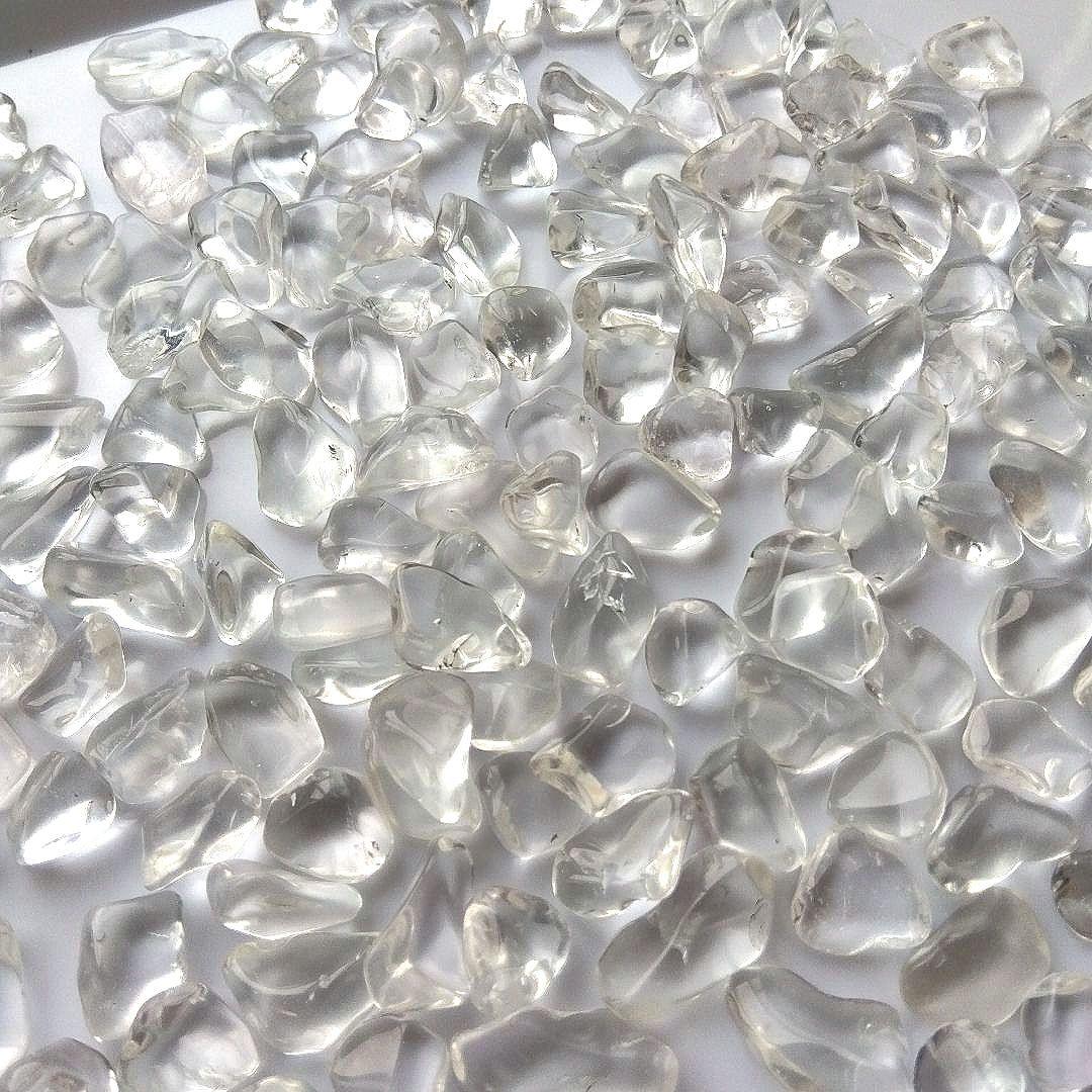 サービス品 透明 水晶 さざれ 10kg 天然石 さざれ石 細石 チップ