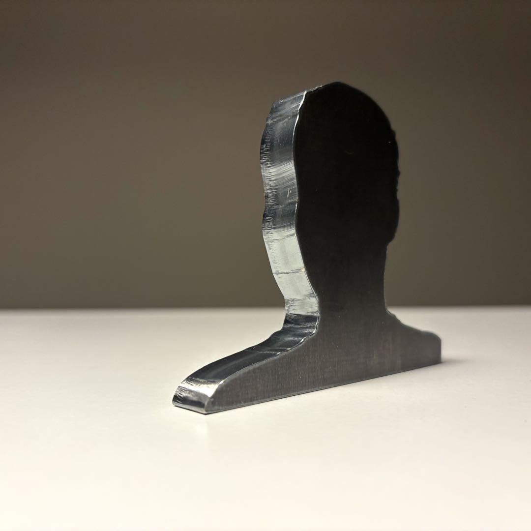 人型の鉄のオブジェ ポストモダン ミッドセンチュリー プリミティブアート