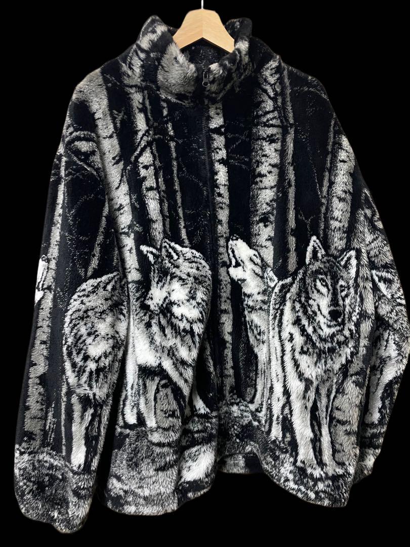 BLACK MOUNTAIN wolfフリース　XXL supreme