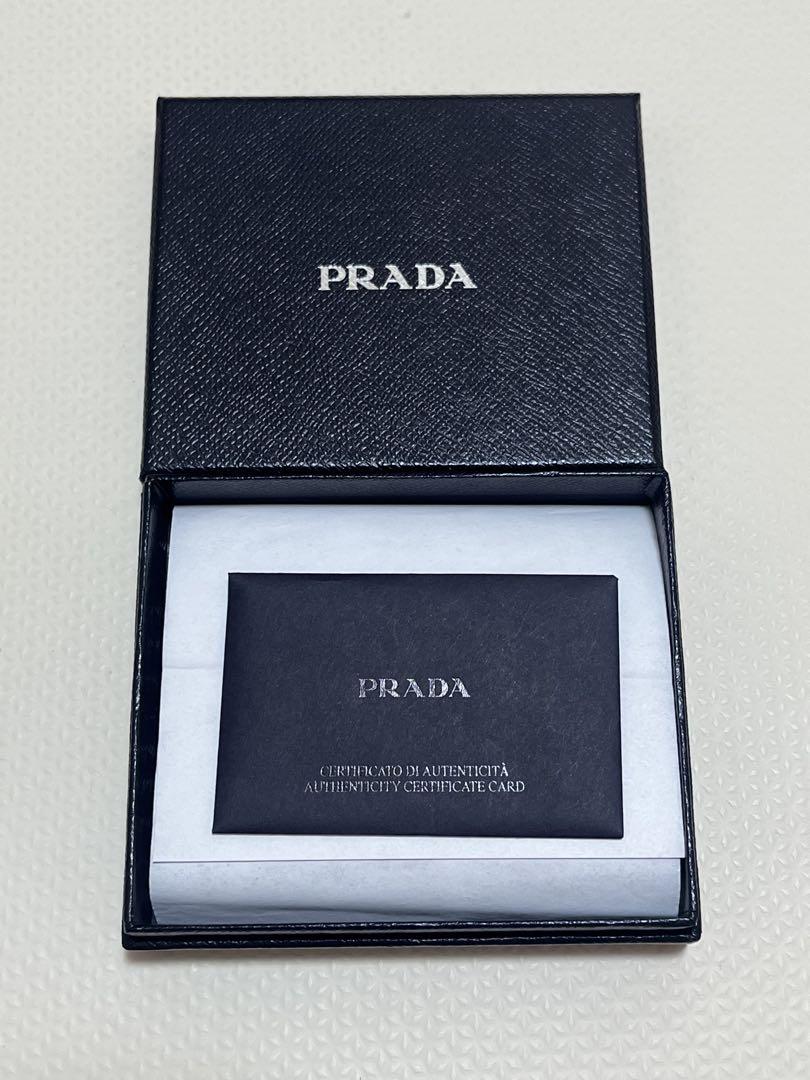 【新品・超美品】PRADA ブラックレザー コインケース、カードケース☆箱付き☆