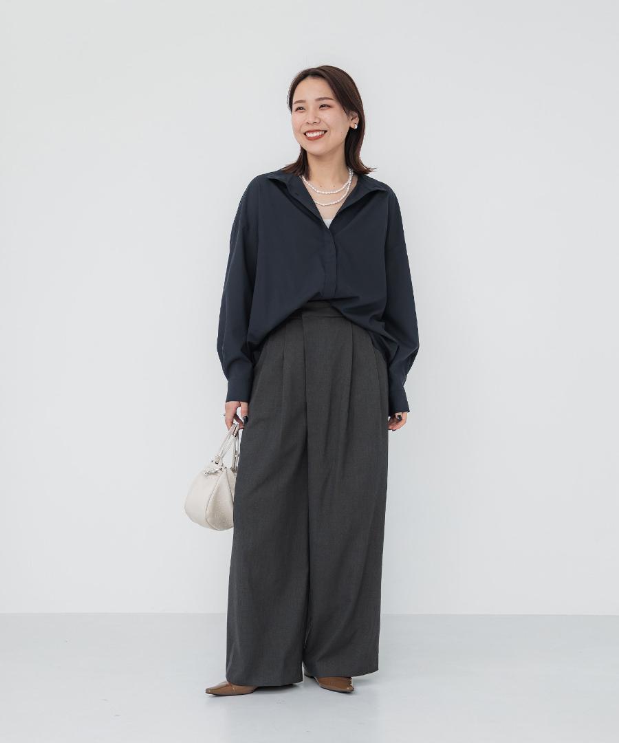 crewre online shop / 2wayハイネックボウタイシャツ