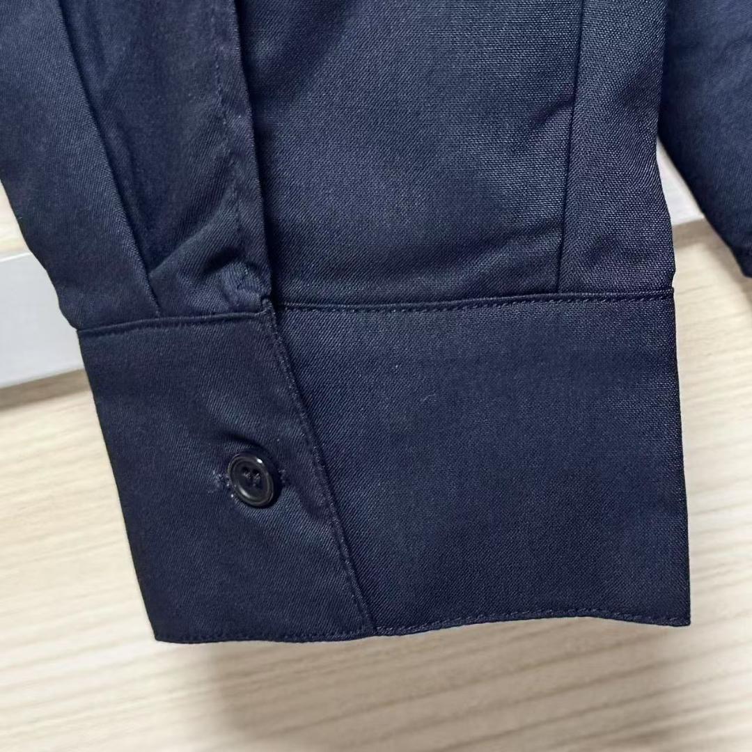 1 再販なし 新品 crewre 2wayハイネックボウタイシャツ navy