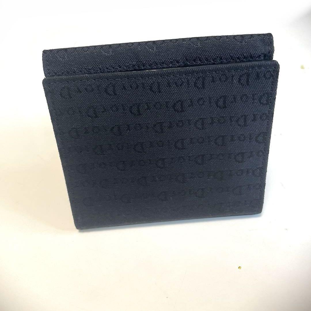 ディオール　折財布　キャンバス