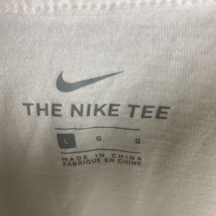正規品HOT 人気Lサイズ 入手困難 美品 ZQ0OF-m64244932390 NIKE ビッグロゴ定番カラー半袖tシャツ 新品お得