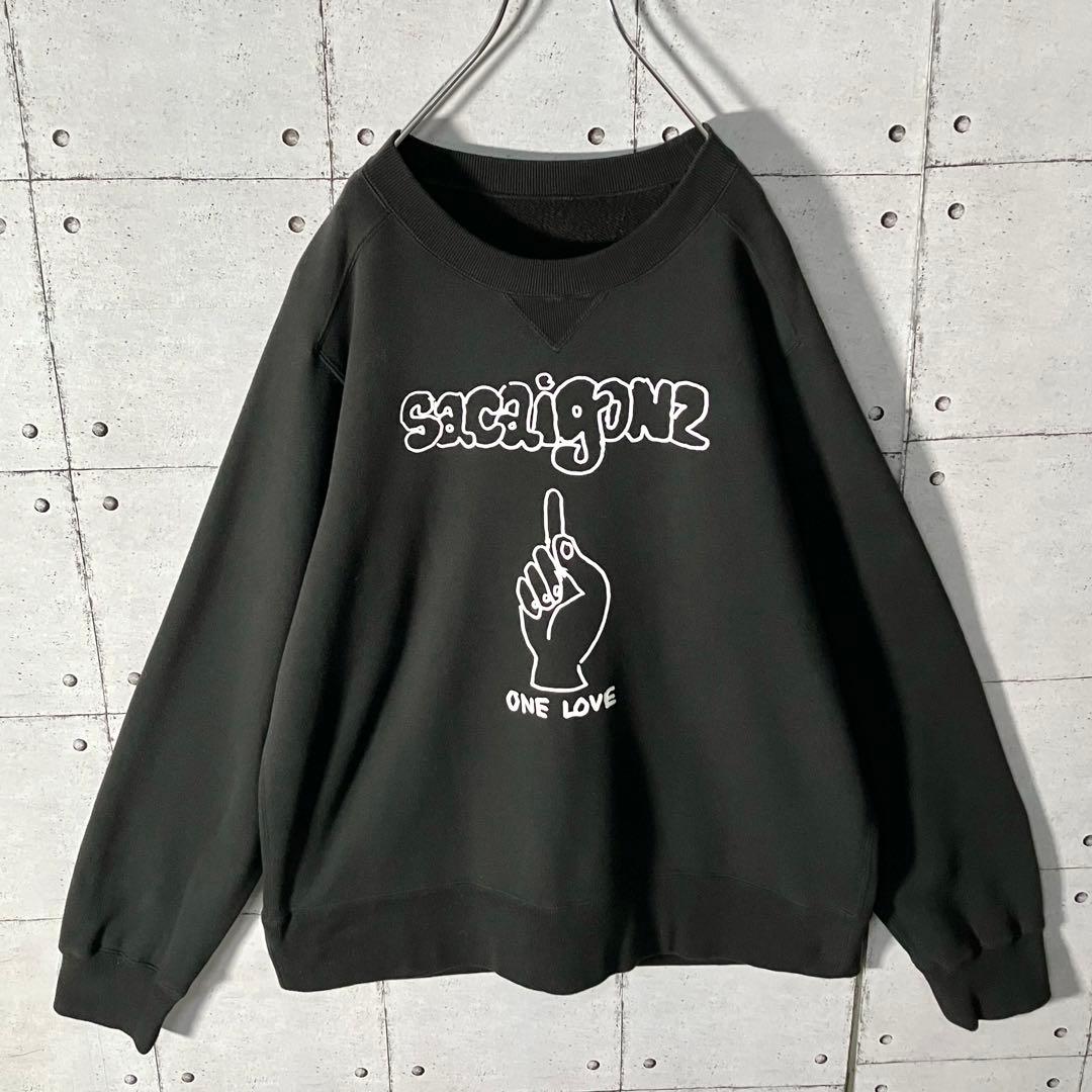 【入手困難】sacaiサカイ☆GonzSacaigonzスウェットシャツ希少XL 入手困難】サカイsacai☆GonzSacaigonzスウェットシャツ希少XL