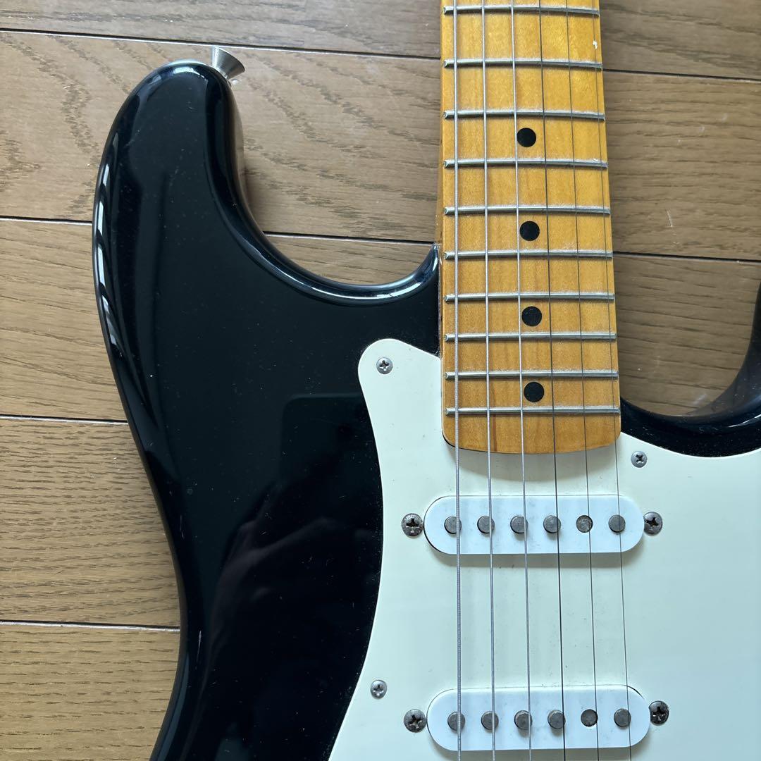 Strarocaster ブラック 付属品付き 1993〜1994年製 画像7