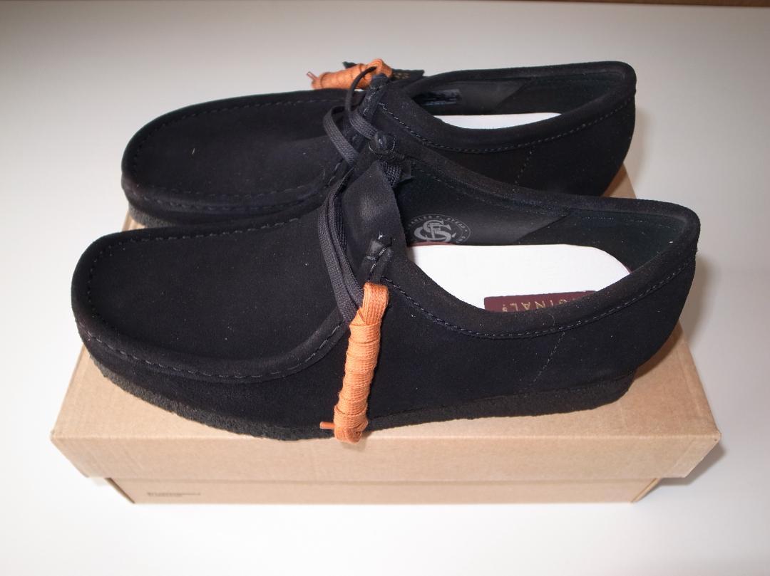 Clarks クラークス WALLABEE ワラビー black UK8