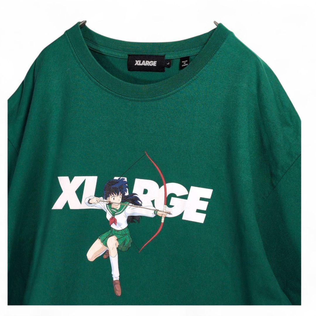 XLARGE グリーン Tシャツ 犬夜叉　かごめ　エクストララージ　アニメ 5,310円
