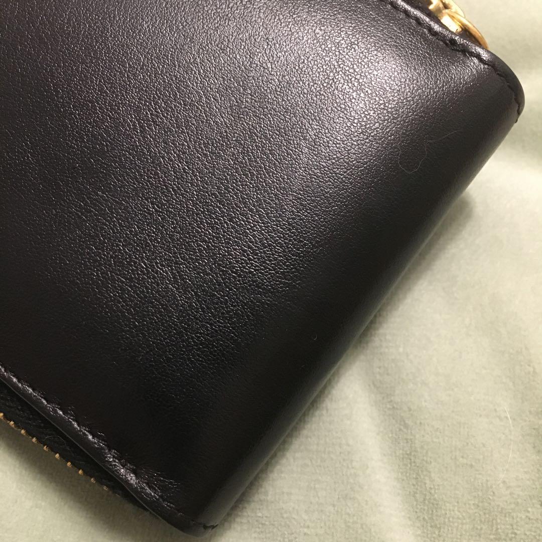 VERSACE レザー　スマホポーチ