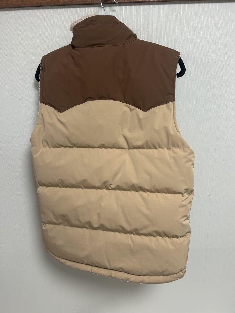 Patagonia /リバーシブルビビーダウンベスト/クラシックタン　サイズS