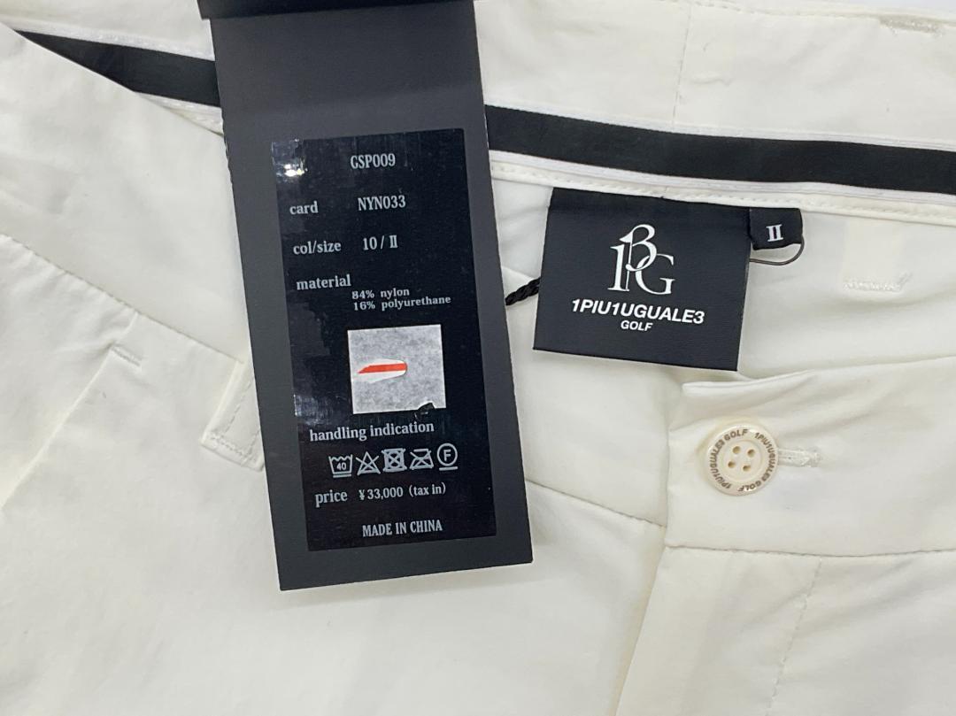 【未使用品】1PIU1UGUALE3 GOLF カットアウトポケットショーツ 2