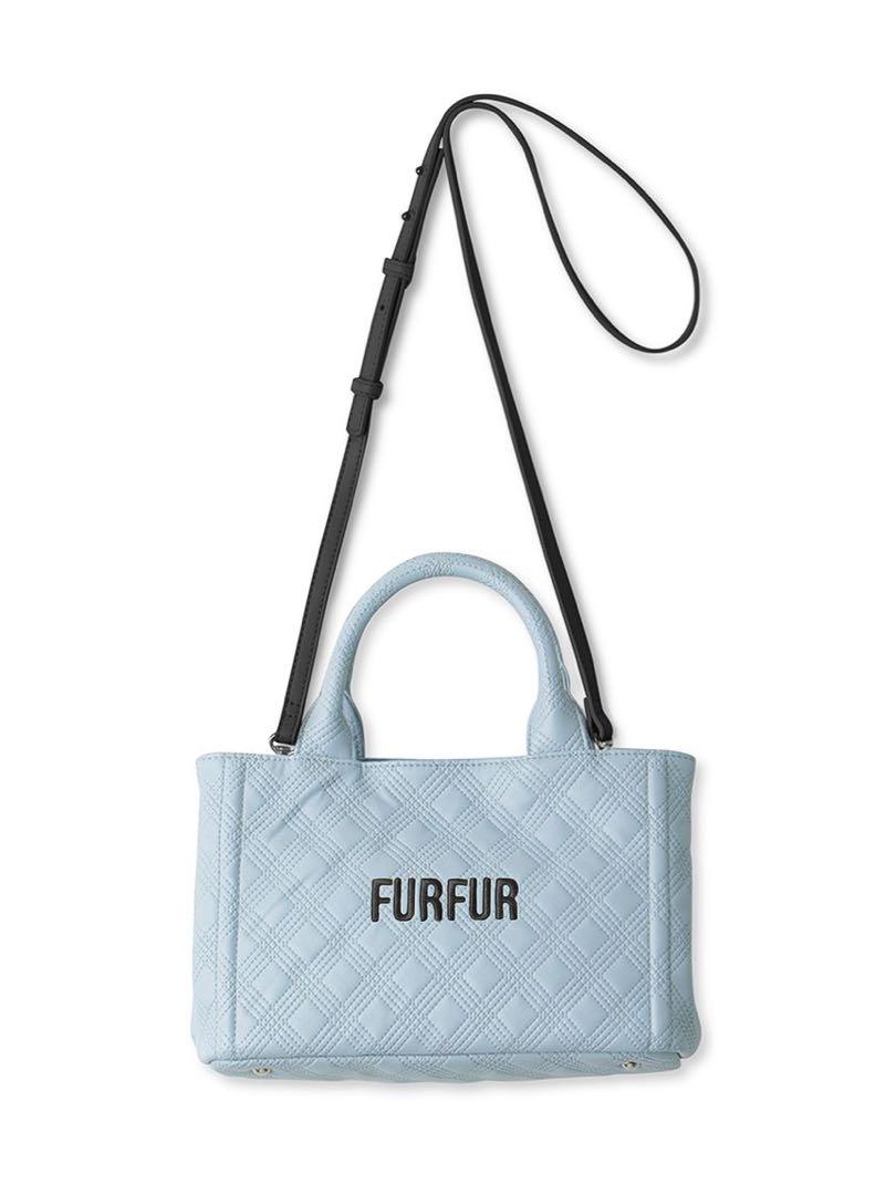 FURFUR キルティングロゴトートバッグ