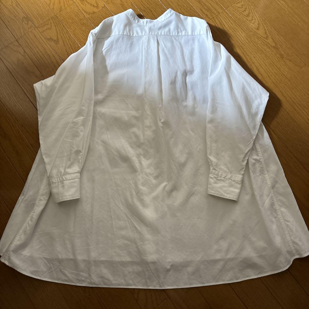 45rカットワークフリルブラウス
