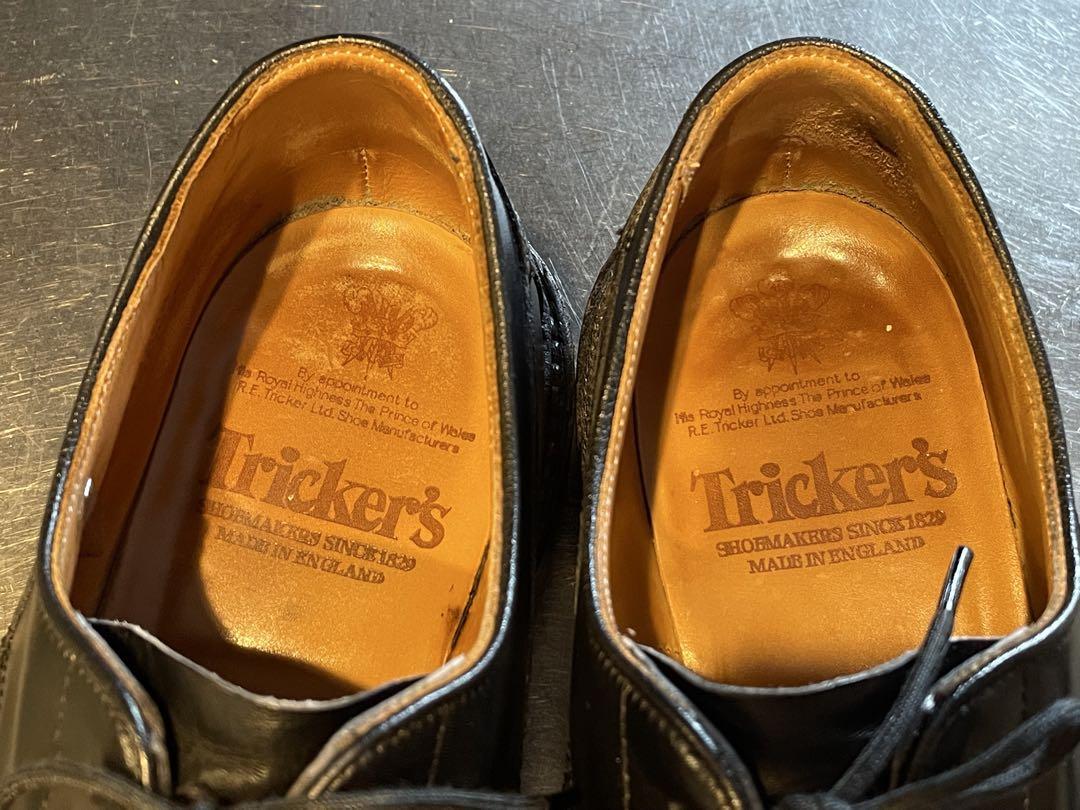 Tricker's WOODSTOCK UK7.5 黒 ソールメンテナンス済