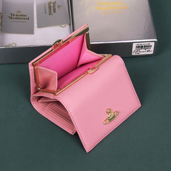 最大の割引 三つ折り財布 Westwood Vivienne ピンク· メルカリ - 13106 レザー 小物