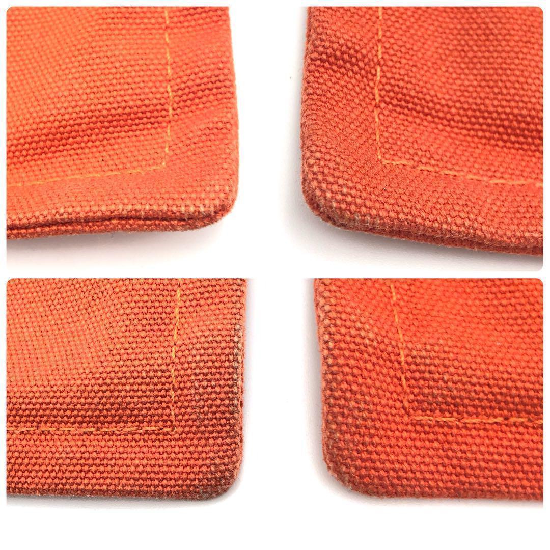 HERMES エルメス ヨッティング フラットポーチ オレンジ 箱有