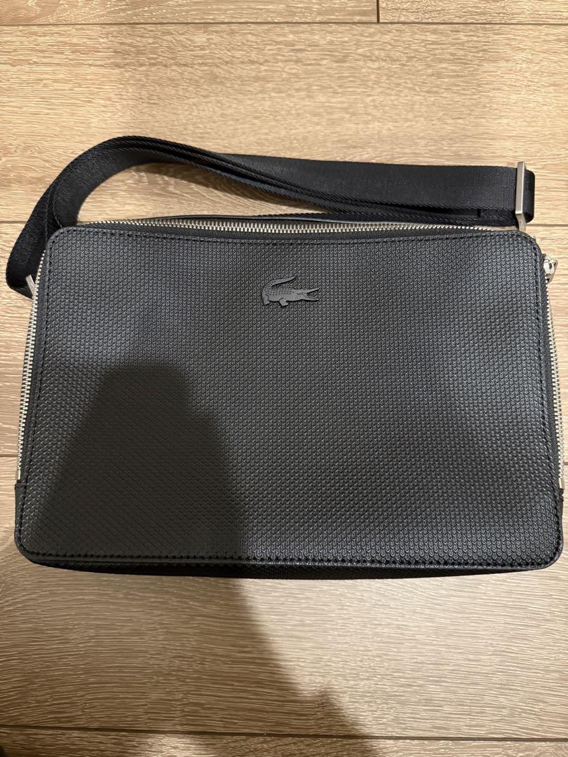 Lacoste ブラック ショルダーバッグ