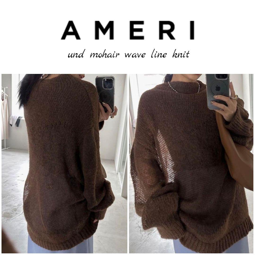 未使用《Ameri♡アメリ》モヘヤ混みニット