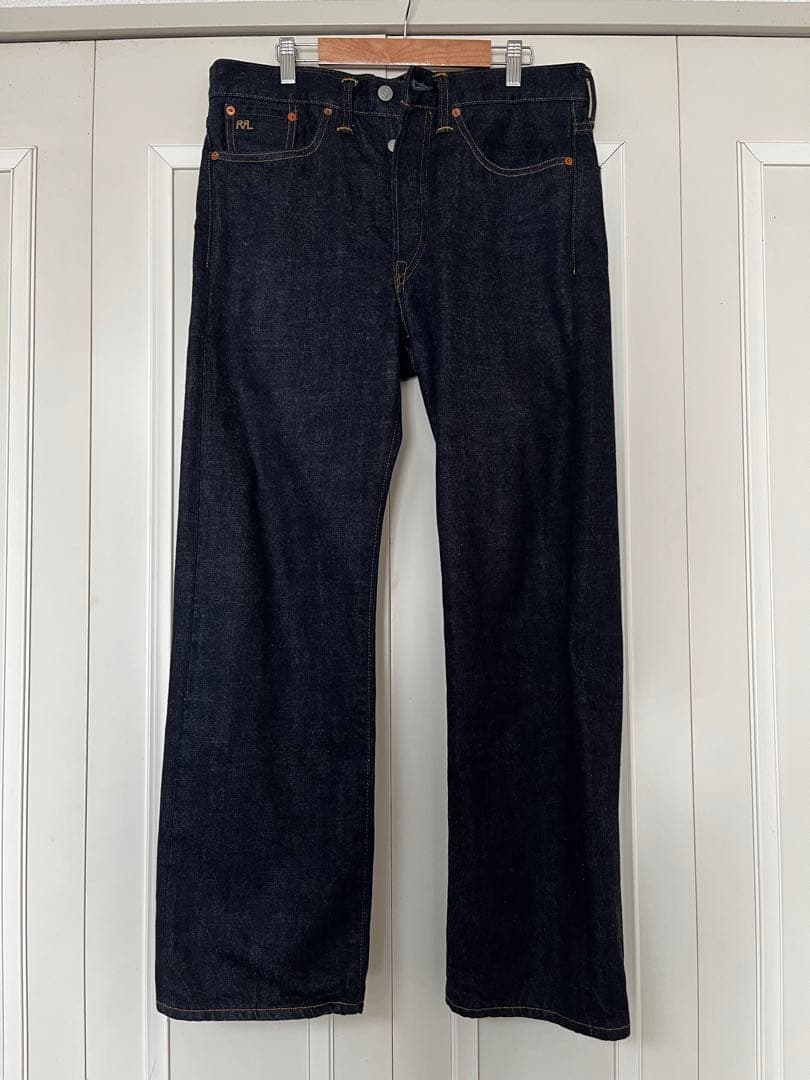 HUMAN MADE デニム ストレートレッグ パンツ ハート刺繍