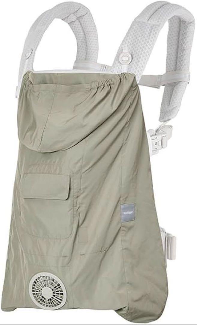 【新品・未開封】BabyHopper 空調ベビーケープ保冷ジェル付　ライトモス