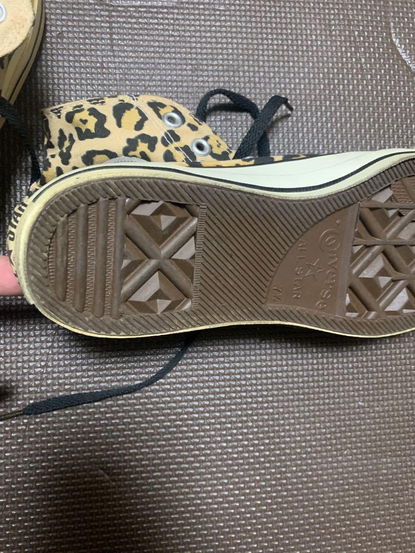 converse all star レオパードUSA製ハイカット7 2/1