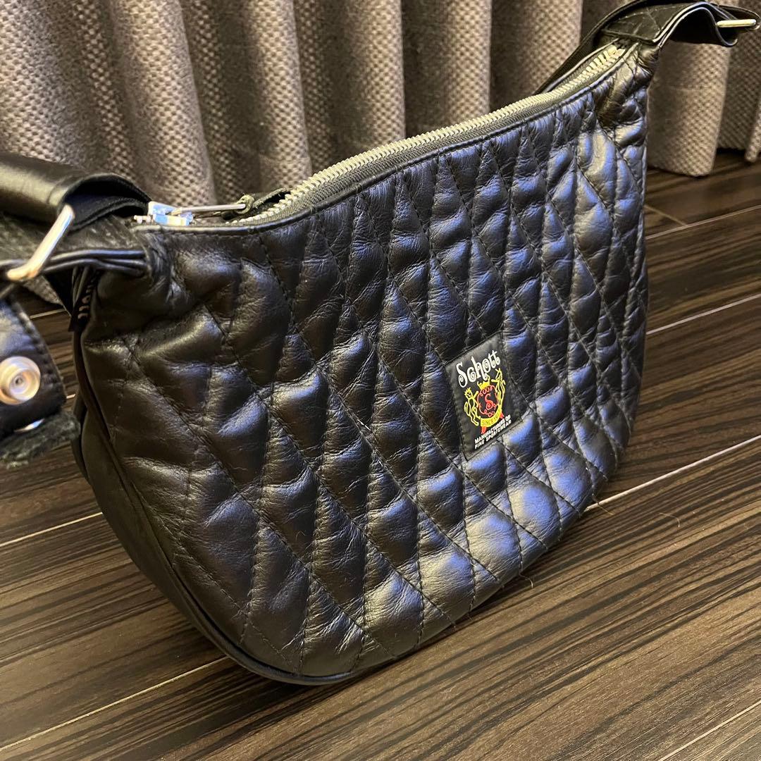 Schott ショット レザー バナナ ショルダーSCHOTT