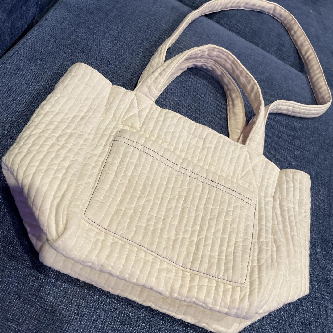 gypsohila りぼんバッグ WHITE バッグ