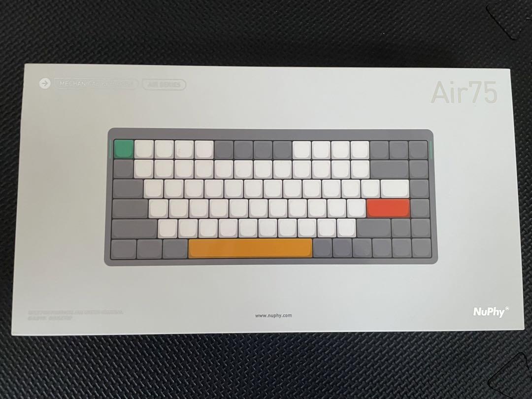 ほぼ新品】Nuphy Air75 V2 Red 赤軸 QMK/VIA