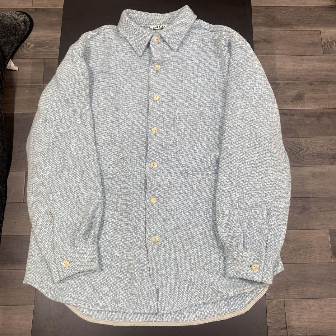 AURALEE wool shirt ウール　シャツ