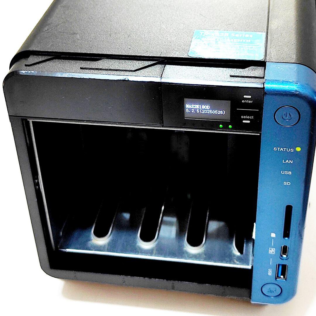 動作品 QNAP NAS TS-453B 8GB 10GbEカード搭載 - メルカリ