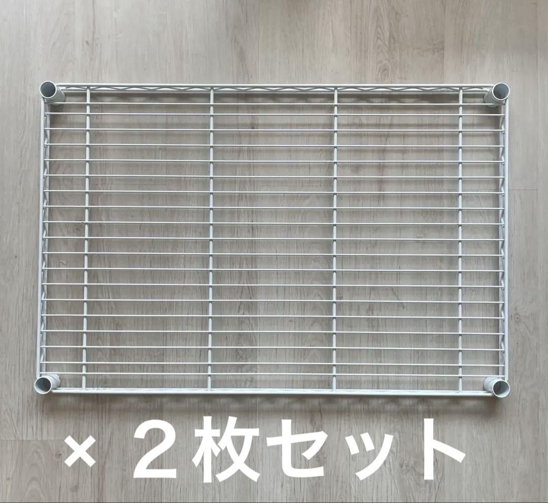【中古】エレクター(Erecta)ワイヤーシェルフ　90 x 60　ホワイト⑤