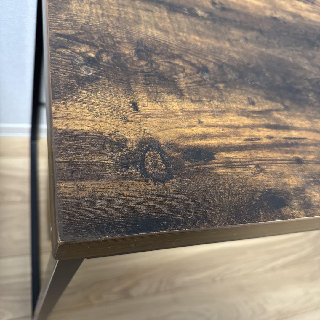 【値下げ】ニトリ デスクNステイン120BRミドルブラウン120×55cm