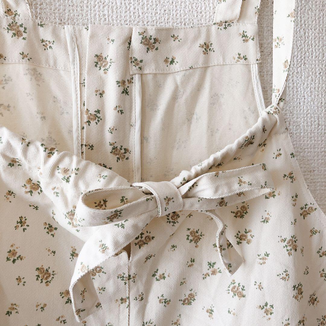 ジュメロ jumelle 小花柄 ワークオールインワン 花柄 サロペット ジュメロ jumelle 小花柄 ワークオールインワン 花柄 サロペット