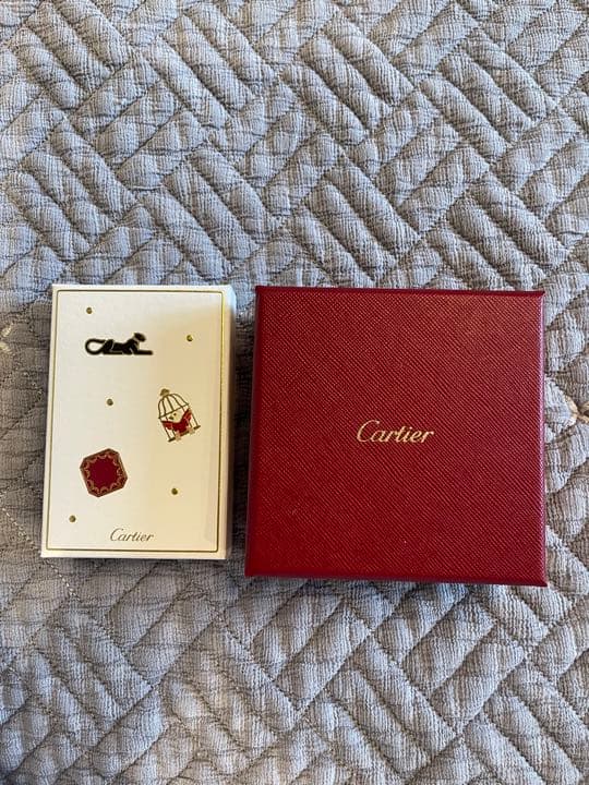 カルティエ ノベルティ 小皿 アクセサリートレー 小物入とポチ袋10枚