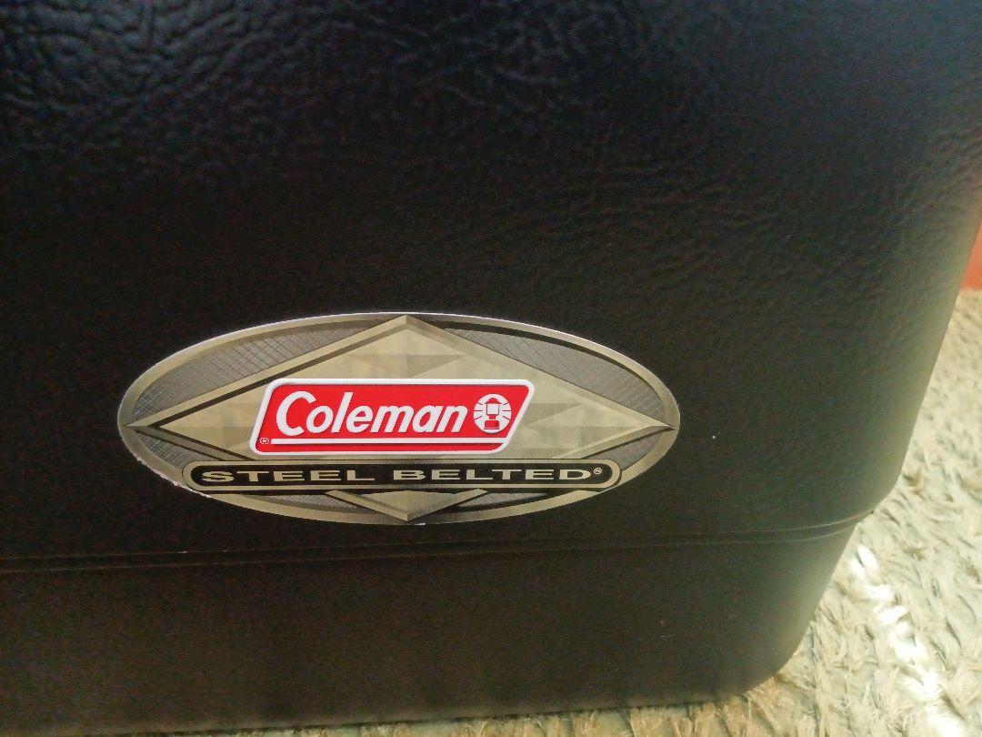 【Coleman】 54QT スチールベルトクーラー ブラック 使用回数1回