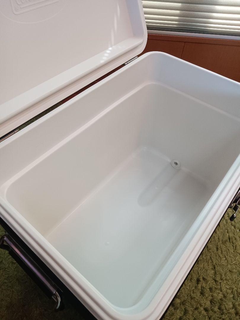 【Coleman】 54QT スチールベルトクーラー ブラック 使用回数1回