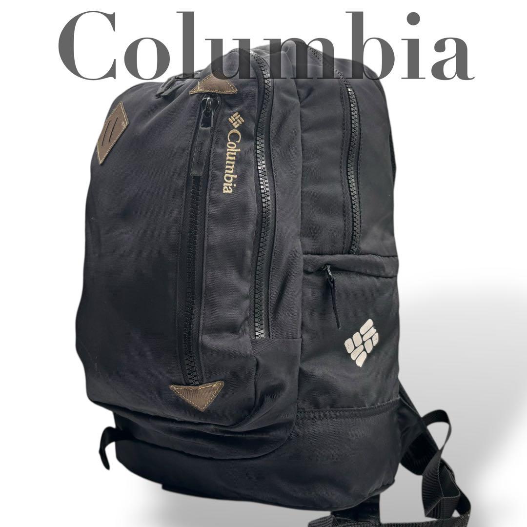 ヴィンテージ コロンビア リュック バックパック フォレストフロワーズ 黒Columbia