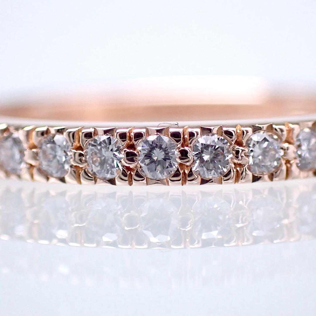 ティファニー ノヴォ K18PG フルサークル ダイヤモンド リング　8.5号