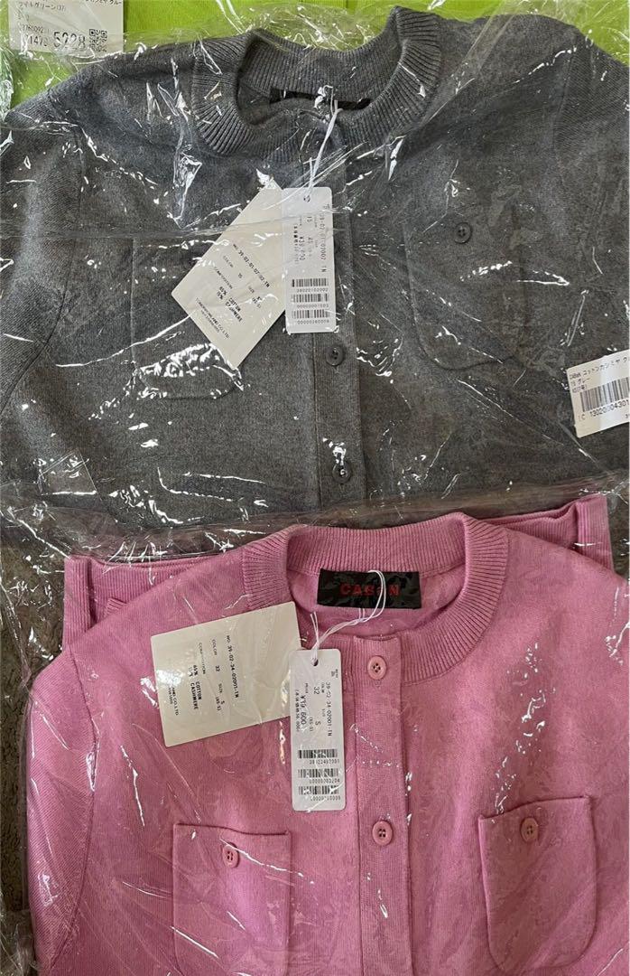 CABaN コットンカシミヤ クルーネックカーディガン