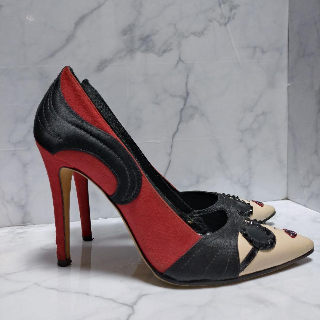 【超美品】Alice + Olivia デイジーフェイスパンプス　24cm