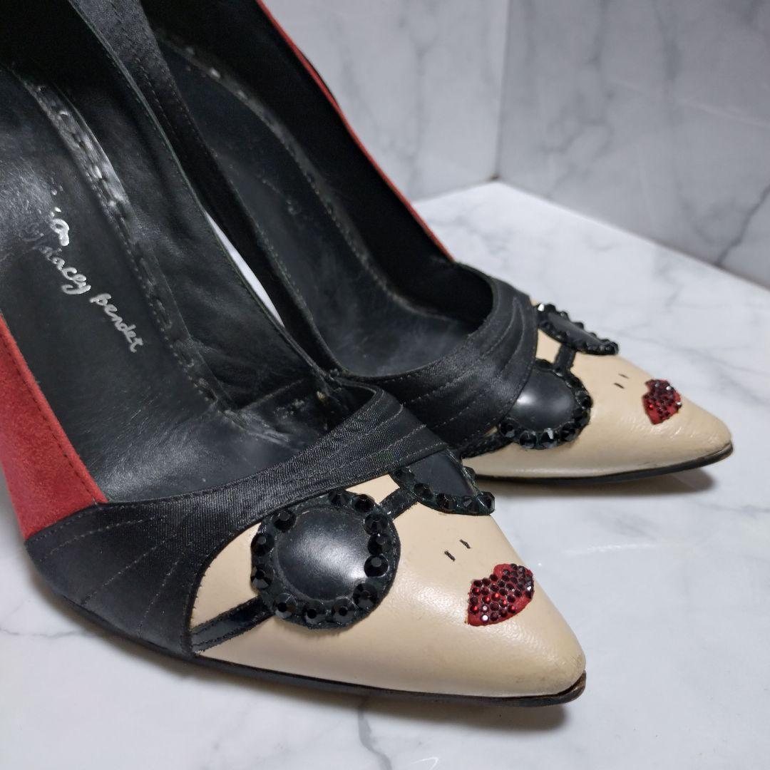 【超美品】Alice + Olivia デイジーフェイスパンプス　24cm