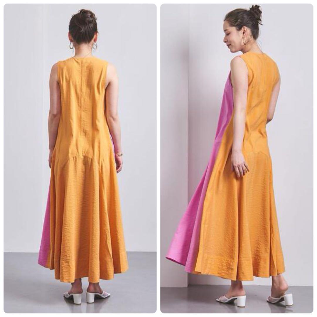 【LEE MATHEWS】新品未使用＊川口春奈さん着用　ノースリーブ　ワンピース LEE MATHEWS】新品未使用＊川口春奈さん着用 ノースリーブ