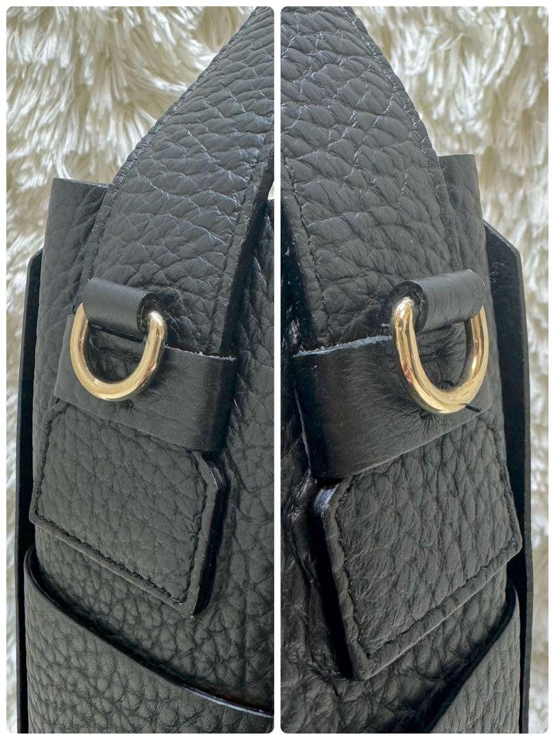 ✨極美品✨フルラ カプリッチョ 2wayショルダーバッグ A4可 黒色