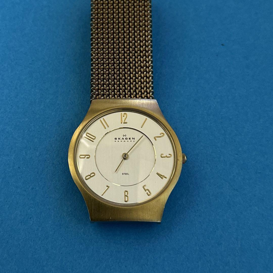 スカゲン SKAGEN STEEL クオッツ腕時計