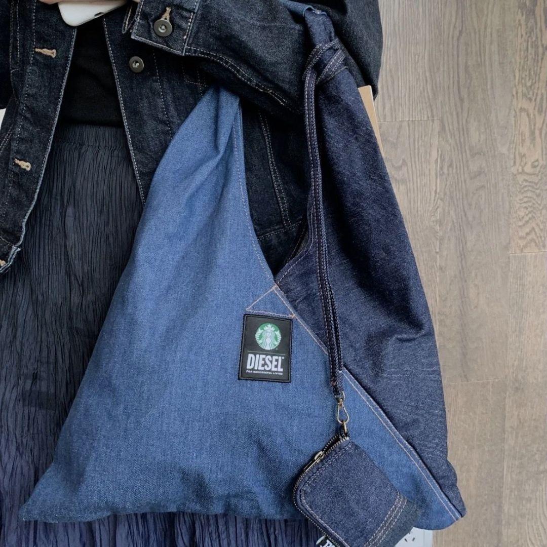 スターバックス×ディーゼルデニムバック DIESEL トートバッグ
