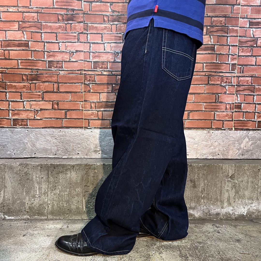 【送料無料】 USA 古着 SOUTHPOLE サウスポール B系 デニムパンツ USA古着 southpole 濃紺 ワイド デニムパンツ B系 スケーター