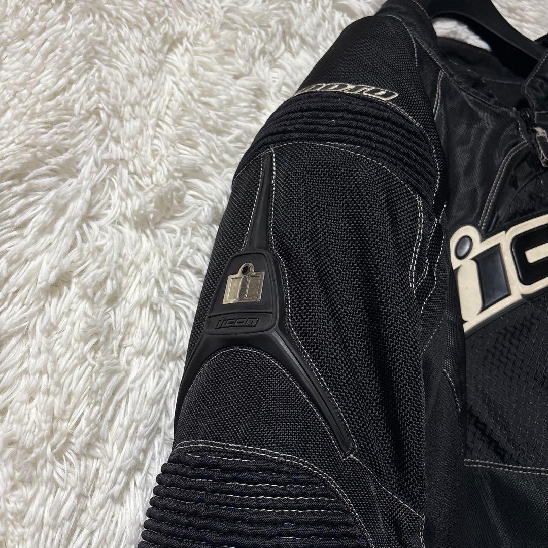 美品✨ICON アイコン CONTRA ジャケット 2XL黒 バイカー 防護 美品✨ICON アイコン CONTRA ジャケット 2XL黒 バイカー 防護