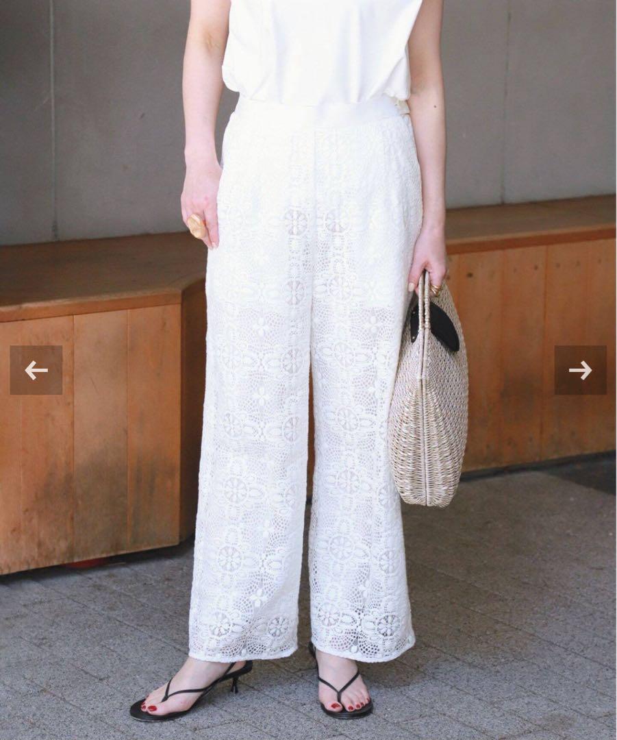 ヴェルメイユパーイエナ　レースパンツ　イエナ好きにも