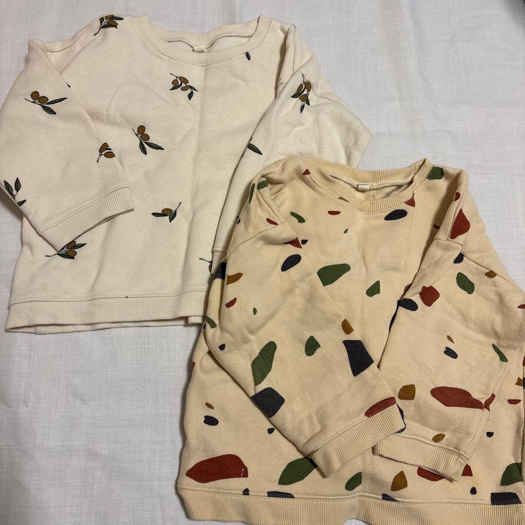 organic zooスウェット 3-4y 2点セット